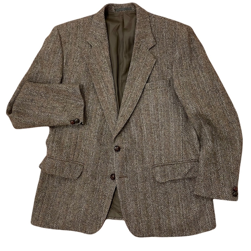 Harris Tweed herringbone jacket